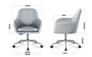 Kancelarijska stolica Mark Adler Future 5.2 Grey - Img 2