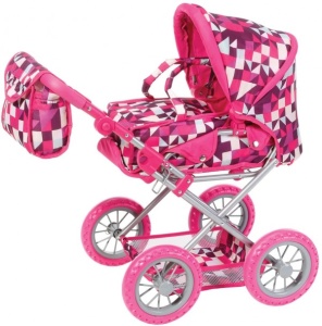 Knorr kolica za lutke Ruby Crazy squares