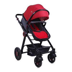Kolica za bebe Lorelli "Alexa" Set Crno-Crvena - Img 2