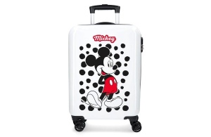 MICKEY ENJOY THE DAY - DOTS ABS kofer 55cm sa 4 dupla točkića Kat.br.46.817.63 - Img 3