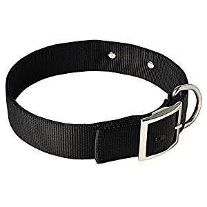 Ogrlica za pse najlon 16*350 crna