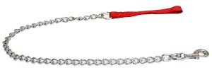 Povodac za pse metal 1m*4mm crveni
