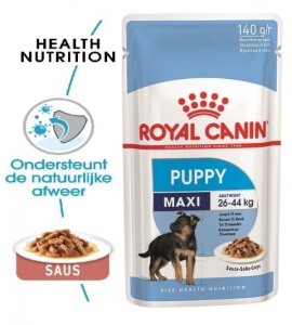 ROYAL CANIN Vlažna hrana u kesici za štence velikih rasa Maxi Puppy 10x140gr - Img 3