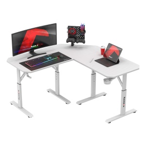 Gejmerski ugaoni sto Huzaro Hero 7.3 White