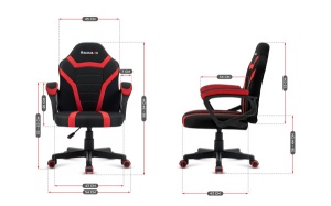 Huzaro Dečija Gaming stolica Ranger 1.0 Red Mesh - Img 4