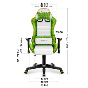 Huzaro Gaming dečija stolica Ranger 6.0 Pixel White - Img 3
