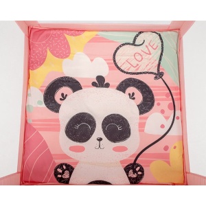Kikka Boo Prenosiva ogradica za bebe ENJOY Panda Pink - Img 4