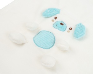 KikkaBoo ćebence za bebe sa 3D vezom 75x100 PUPPY - Img 4