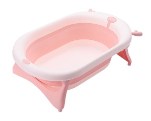 KikkaBoo Sklopiva kadica za bebe FOLDY Pink - Img 2