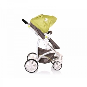 Kolica za bebe "Tala" 2 u 1 Zelena, set sa autosedištem - Img 3