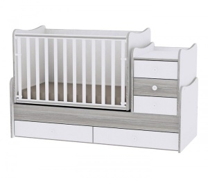 Krevetac za bebe "MAXI PLUS" 70 160 Beli Artwood - Img 3