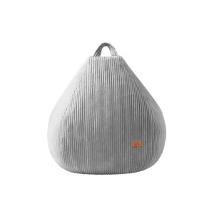 Sivi dečiji lejzi beg Mark Adler Comfy 1.0 Children Grey sa kožnim logotipom