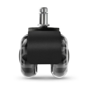Prednji prikaz stabilnog dvostrukog silikonskog točkića Mark Adler Wheels 3.0 Black