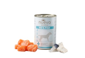 Nuevo Vlažna hrana Sensitive monoprotein riba za pse 375g