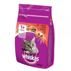 Whiskas Briketi Adult Suva hrana govedina, šargarepa i kroketi 300g