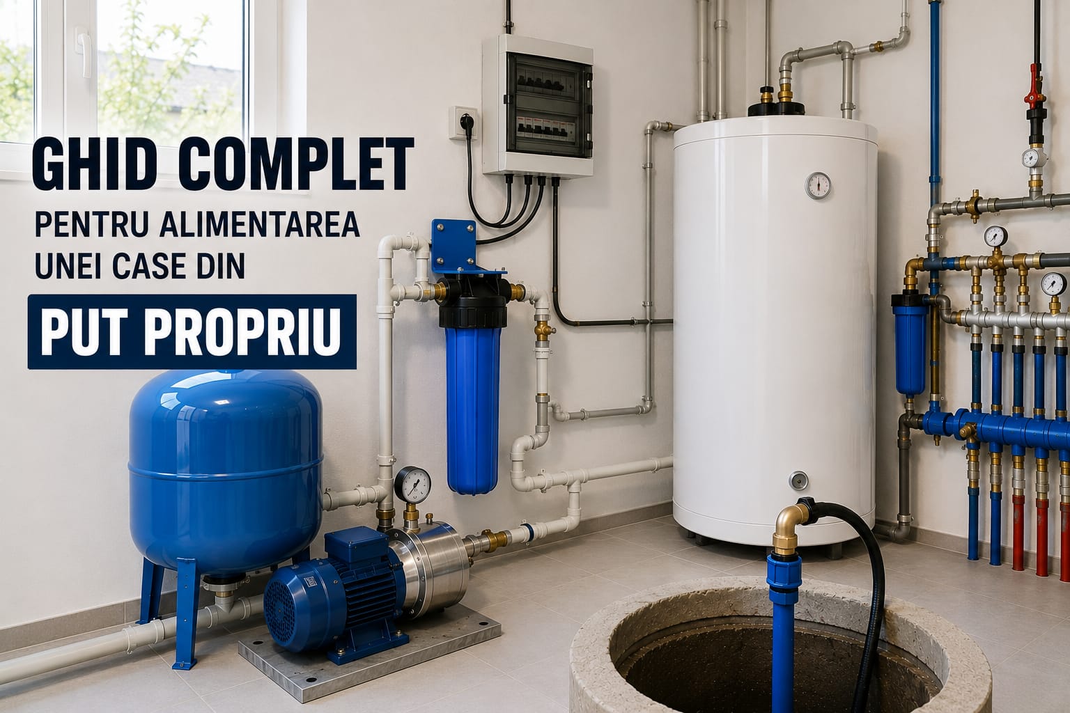 Alimentarea unei case din puț propriu – Ghid complet