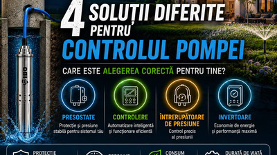 Cum alegi sistemul potrivit pentru controlul unei pompe de apă? Ghid complet 2026