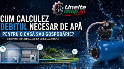 Cum calculez debitul necesar de apă pentru o casă sau gospodărie? Ghid complet pentru alegerea pompei în 2026
