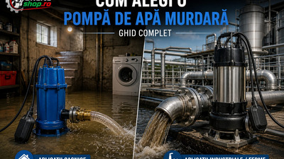 Cum alegi o pompă de apă murdară? Ghid complet pentru gospodărie și aplicații profesionale