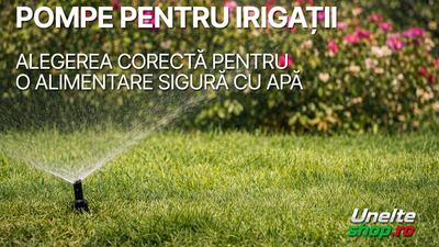 Pompe pentru irigatii - alegerea corecta pentru o alimentare sigura cu apa