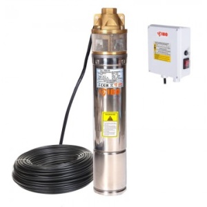 Pompa submersibila IBO 4SKM100, 750 W, 45 l/min, presiune maxima 6 bari, 20m cablu + panou de control - Img 3