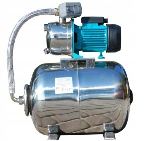 Set hidrofor IBO AJ 50/60, vas inox 24L, 1100W, 60 L/min, 5 bari, aspiratie 8m