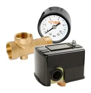 Hidrofor IBO MH 1300/ Vas 24L emailat, 5.5 bari, 100l/min, 1,5 kW, 230 V, 8m - Img 3