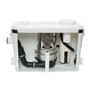 Pompa WC SANIBO 5 IBO Evacuare Apa Menajera Demisol, Subsol, cu Tocator , 600 W, 150 l/min, H Refulare 9.5 m - Img 3