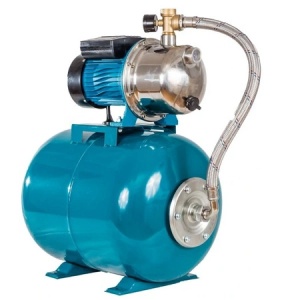 Set hidrofor IBO AJ 50/60, vas 50L emailat, 1100W, 60l/min, 5 bari, aspiratie 8m