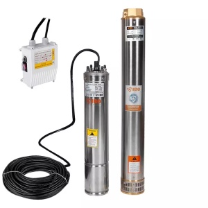 Pompa submersibila rezistenta la nisip, IBO 3.5SDM 3/18, 1.5KW, 105 l/min, H refulare 109 m + 20 m cablu