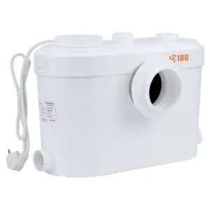 Pompa WC SANIBO 6 IBO Evacuare Apa Menajera Demisol, Subsol, cu Tocator, 600 W, 150 l/min, H Refulare 9.5 m - Img 2