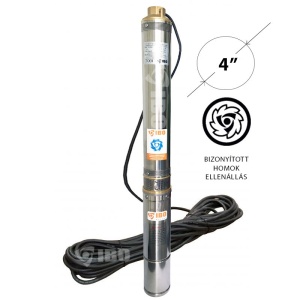 Pompa submersibila rezistenta la nisip, IBO 4SDM 3/18, 1.5 KW, 94 l/min, H refulare 135 m + 20 m cablu - Img 3