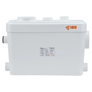 Pompa WC SANIBO B SLIM Evacuare Apa Menajera Demisol, Subsol, cu Tocator, 450 W, 125 l/min, H Refulare 8M - Img 3