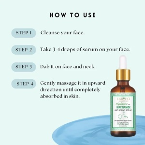 Ser Anti-Îmbătrânire Eartho Essentials cu Acid Hialuronic și Niacinamidă - Img 3