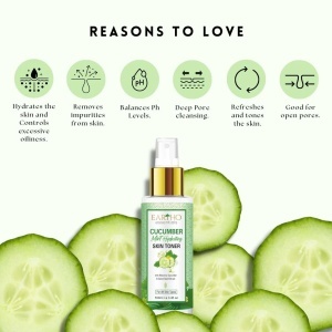 Toner Hidratant Eartho Essentials cu Castravete & Mentă - Img 3