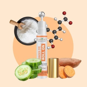 Cremă Roll-On Eartho Essentials pentru Zona de Sub Ochi