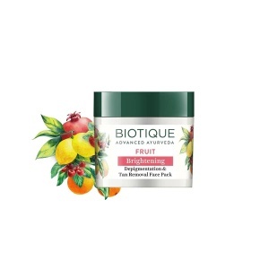 Mască Facială cu Fructe Depigmentare & Îndepărtare Bronz