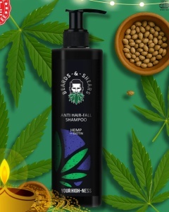 Șampon Beards & Shears Anti-Cădere cu Biotină și Cânepă