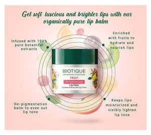 Balsam de Buze Iluminator cu Fructe Biotique - Img 2