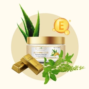 Gel Hidratant Eartho Essentials ALOE VERA GOLD cu Aur 24k - Img 4