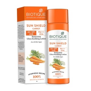 Loțiune Solară SUN SHIELD cu Morcov SPF 40+
