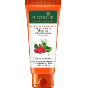 Gel Solar Hydra cu Aloe Vera & Zmeură SPF 50