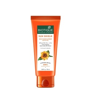 Gel Solar Mat SUN SHIELD cu Floarea-Soarelui SPF 50 UVA/UVB