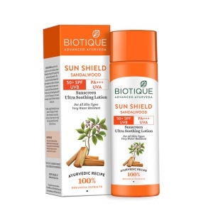Loțiune de Protecție Solară cu Santal Sun Shield SPF 50+