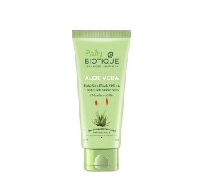 Protecție Solară BIOTIQUE cu Aloe Vera pentru Bebeluși SPF 20