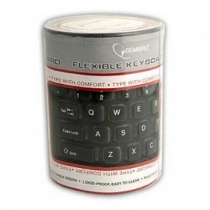 GEMBIRD FLEKSIBILNE USB + PS/2 KB-109F-B