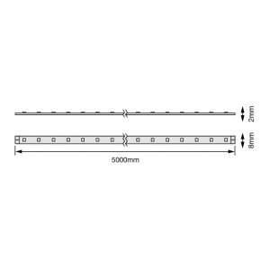 OSRAM 24W-24V- 5M KOTUR - 4000K-2100LM-IP20