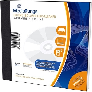 MEDIARANGE GERMANY CD/DVD/BLU RAY LASER LENS CLEANER /MR725