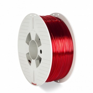 VERBATIM PET-G NIT ZA 3D PRINTER1.75 MM 1KG-RED TRANSPARENT