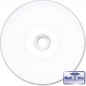 VERBATIM SMARTDISKPRO DICOM COMPLIANT WHITE INKJET FFACE PRINTABLE DICOM/100/69828/SMART
